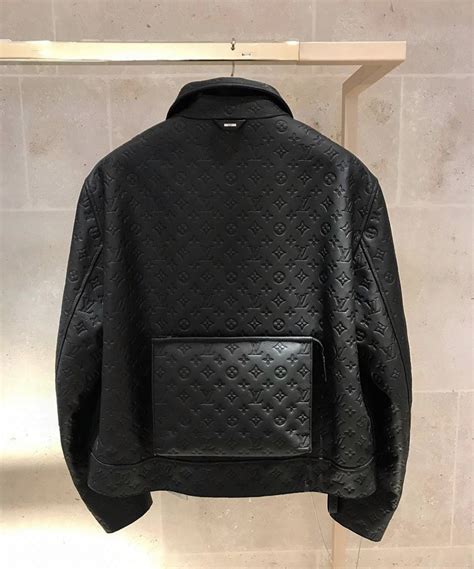 louis vuitton leather jacket men's|louis vuitton windbreaker jacket.